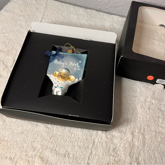 Handmade baby’s first Christmas ornament in box - Picture 7 of 8